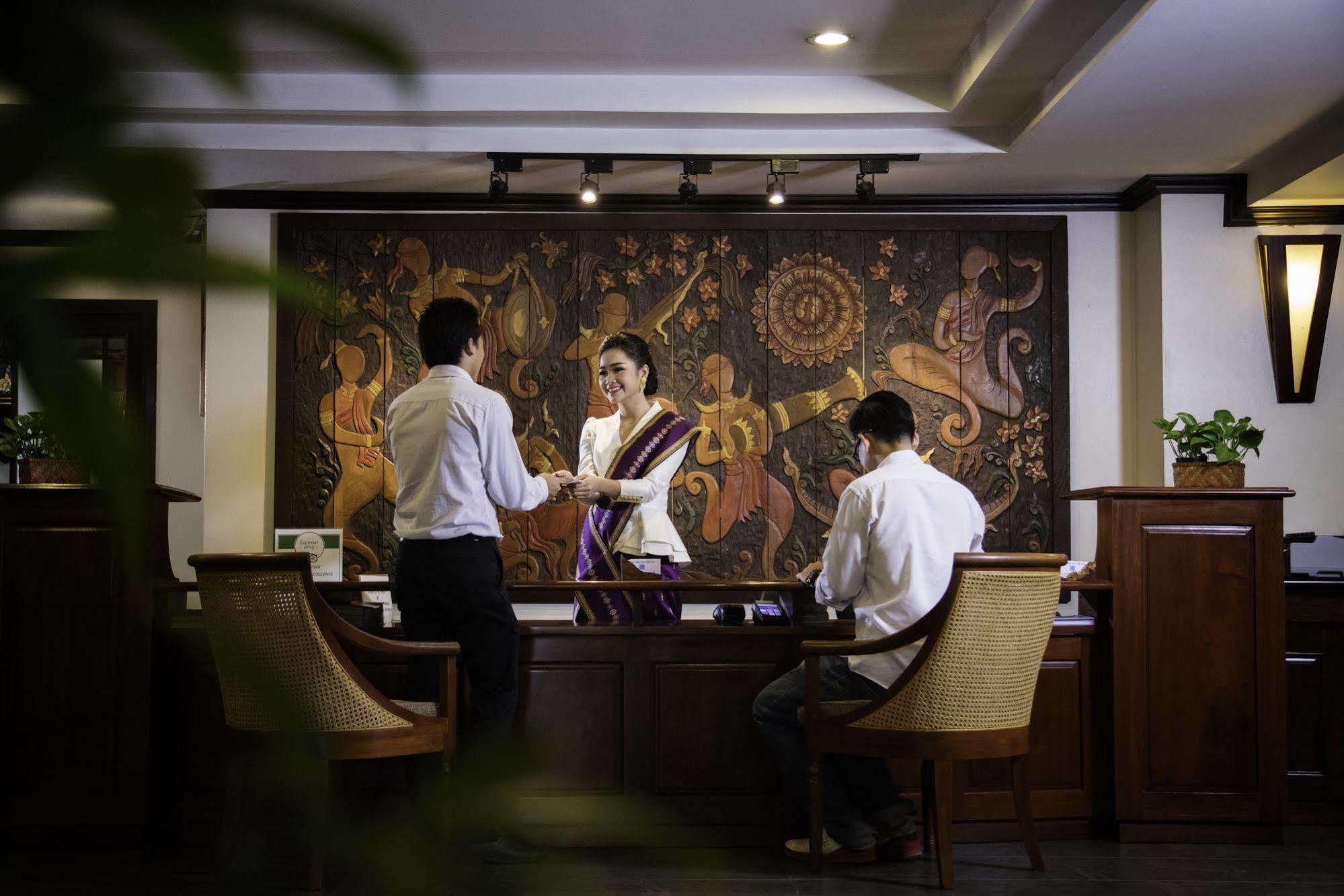 Lao Orchid Hotel Vientiane Exterior foto